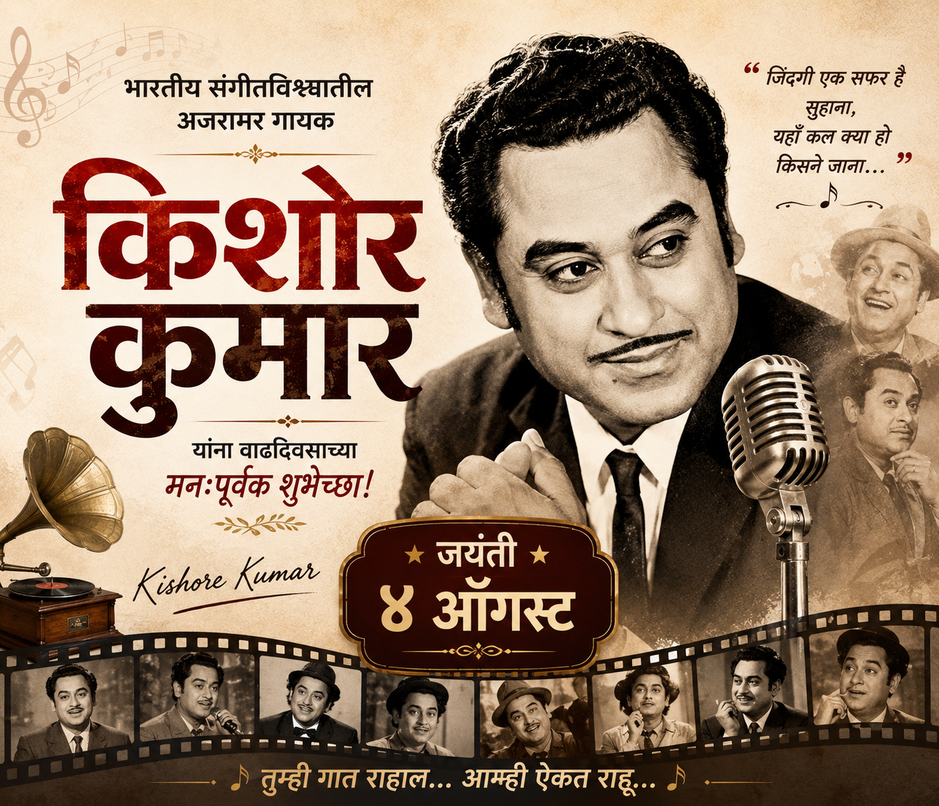 किशोर कुमार : आवाज जी आजही मनावर राज्य करते